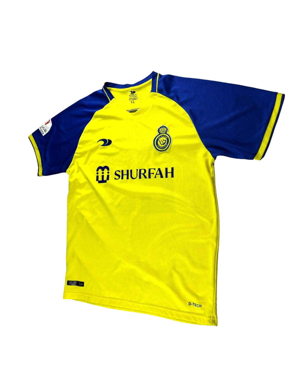 Al Nassr FC Nunez #25 Jersey Duneus Sportswear Mens XL Yellow 2022-2023